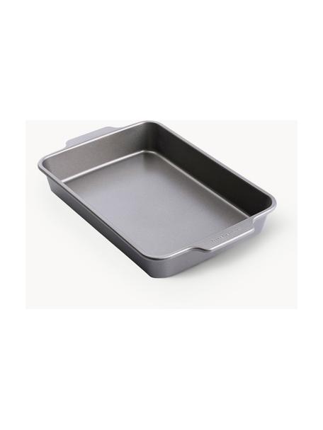 Bandeja horno antiadherente Bakery, Acero aluminizado, Gris oscuro, Largo 43 cm, Ancho 25 cm, Alto 6 cm