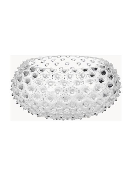 Misa ze szkła dmuchanego Hobnail, Szkło dmuchane, Transparentny, Ø 23 x W 9 cm