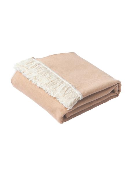 Manta de algodón Alya, 100% algodón

El material utilizado en este producto ha sido probado contra sustancias nocivas y está certificado según STANDARD 100 por OEKO-TEX®, 6457CIT, CITEVE., Beige, An 125 x L 170 cm