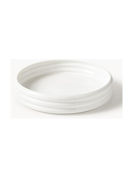 Porzellan-Servierschale Maira, Porzellan, Weiß, Ø 26 x H 6 cm