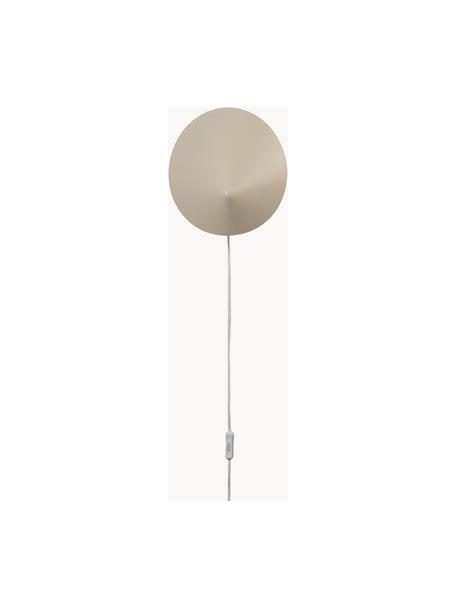 Spot mural avec prise secteur Arum, orientable, Beige clair, larg. 26 x haut. 29 cm