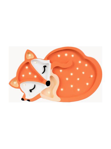 Handgefertigte LED-Kinderzimmerlampe Fox mit Timerfunktion und Fernbedienung, dimmbar, Kiefernholz, lackiert

Dieses Produkt wird aus nachhaltig gewonnenem, FSC®-zertifiziertem Holz gefertigt., Orange, Peach, Weiss, B 34 x H 20 cm