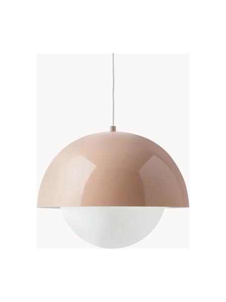 Suspension Lucille, Blanc, abricot, Ø 35 x haut. 30 cm