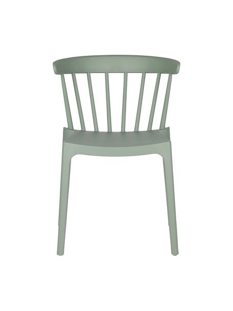 Silla para exterior apilable Bliss, Polipropileno, Verde salvia, An 52 x F 53 cm