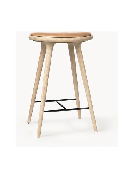 Barová židle High Stool, Světle hnědá, V 69 cm