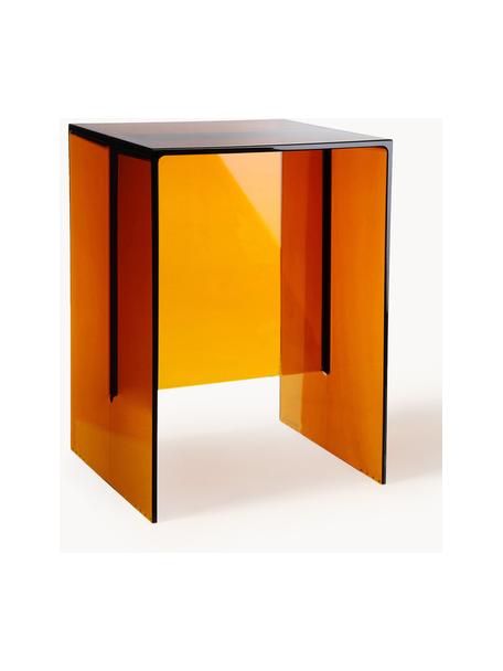 Design bijzettafel Max-Beam, Kunststof, Oranje, B 33 x H 47 cm