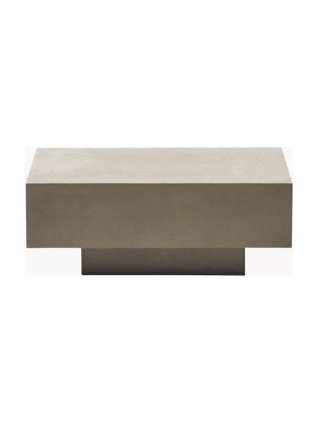 Mesa de centro para exterior Rustella, Tejido de cemento, Greige, An 80 x F 60 cm