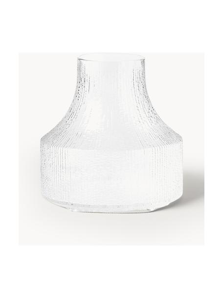 Mundgeblasene Vase Ultima Thule, H 19 cm, Glas, mundgeblasen, Transparent, Ø 18 x H 19 cm