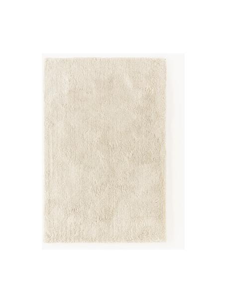 Flauschiger Hochflor-Teppich Leighton, Flor: Mikrofaser (100% Polyeste, Cremeweiß, B 120 x L 180 cm (Größe S)
