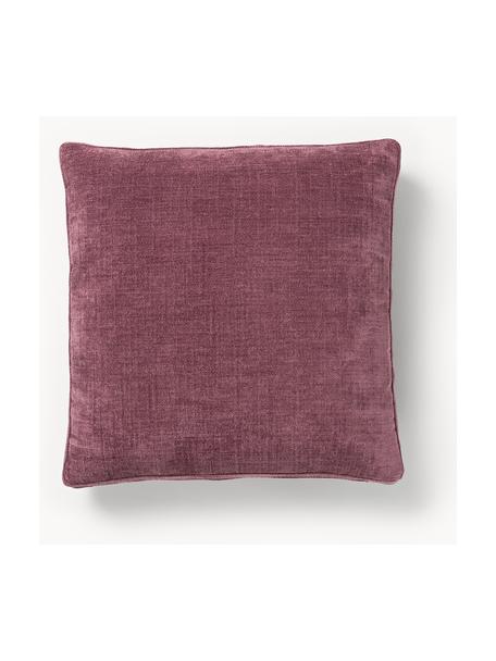 Sofa-Kissen Tribeca, Hülle: 100 % Polyester, Webstoff Aubergine, B 50 x L 50 cm