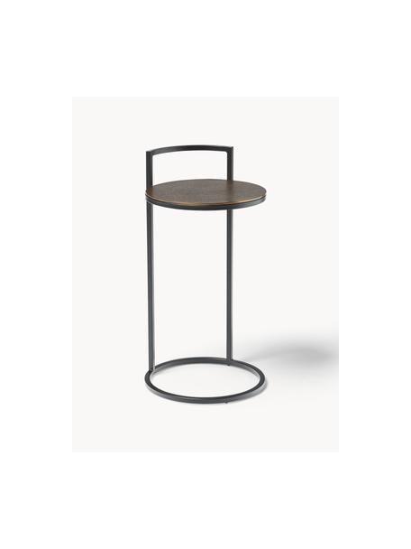 Kulatý odkládací stolek z kovu Circle, Zlatá, Ø 36 cm, V 66 cm