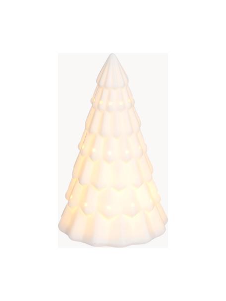 Batteriebetriebes LED-Leuchtobjekt Gara, Porzellan, Weiß, Ø 9 x H 16 cm