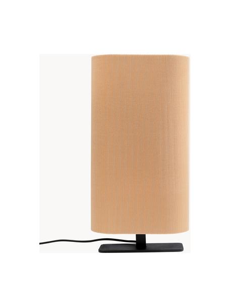 Velká stolní lampa Soho, Béžová, černá, Š 26 cm, V 51 cm