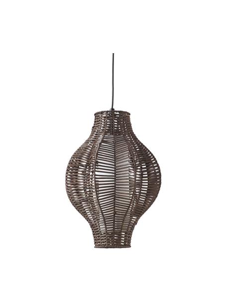 Suspension en rotin Malena, Brun foncé, Ø 35 x haut. 150 cm