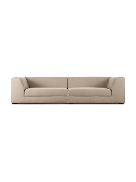 Canapé modulable 3 places Grant, Tissu taupe, larg. 266 x prof. 106 cm