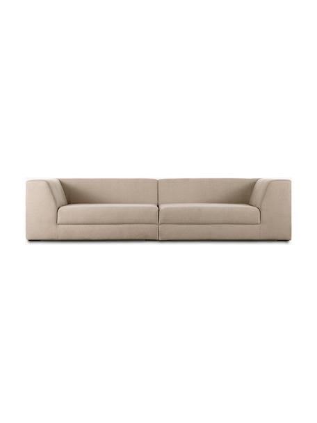 Modulares Sofa Grant (3-Sitzer), Bezug: Baumwolle Das in diesem P, Gestell: Fichtenholz, Webstoff Beige, B 266 x T 106 cm