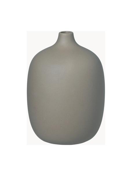 Designová váza Ceola, V 19 cm, Keramika, Greige, Ø 14 cm, V 19 cm
