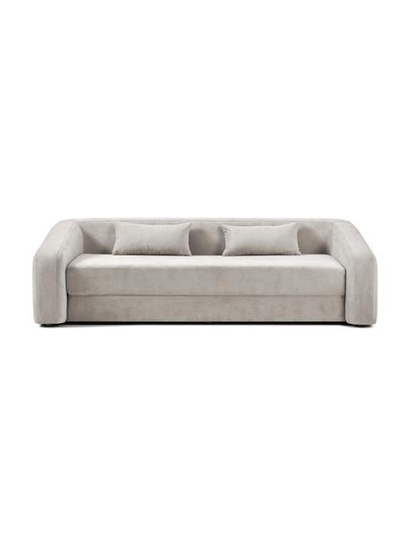 Sofa rozkładana Eliot (3-osobowa), Tapicerka: 88% poliester, 12% nylon , Nogi: tworzywo sztuczne, Jasnoszara tkanina, S 230 x W 70 cm