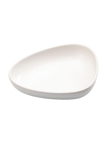 Ručně vyrobené hluboké talíře Monaco 4 ks, Kamenina, Bílá, Š 22 cm, V 5 cm