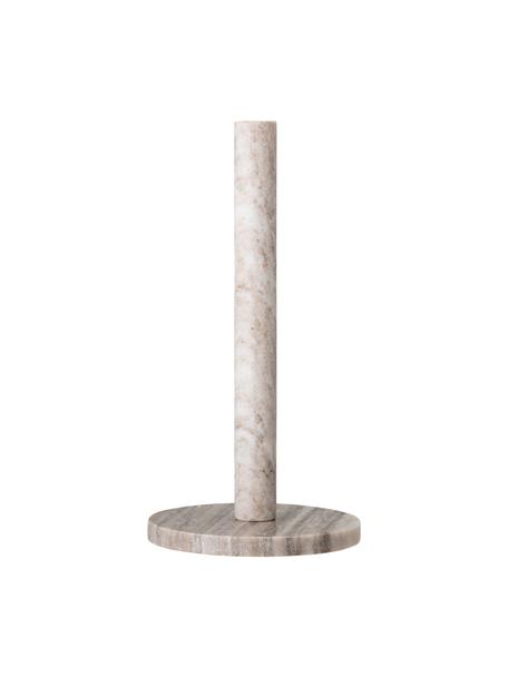 Marmor-Küchenrollenhalter Emy, Marmor, Weiß, Ø 15 x H 30 cm