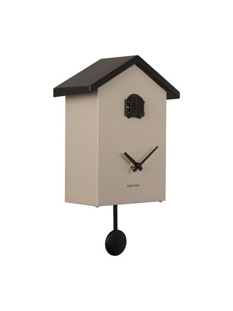 Reloj de pared Cuckoo New Traditional, Plástico, Greige, negro, An 20 x Al 25 cm