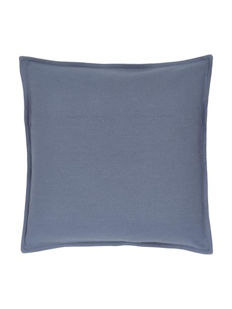 Poszewka na poduszkę z bawełny Mads, 100% bawełna, Niebieski, S 40 x D 40 cm
