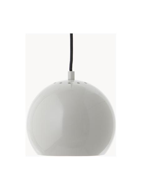 Petite suspension boule Ball, Gris clair, Ø 18 x haut. 16 cm