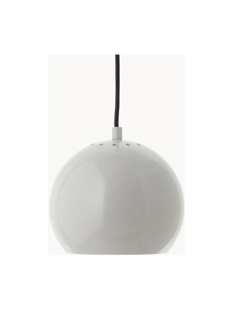 Menšie guľaté závesné svietidlo Ball, Svetlosivá, Ø 18 x V 16 cm