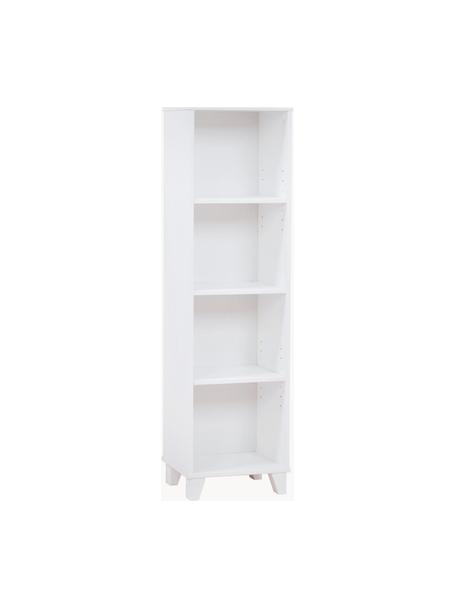 Libreria per bambini in legno di pino Marie, Legno di pino massiccio, compensato

Questo prodotto è realizzato con legno di provenienza sostenibile e certificato FSC®., Legno di pino laccato bianco, Larg. 36 x Alt. 129 cm