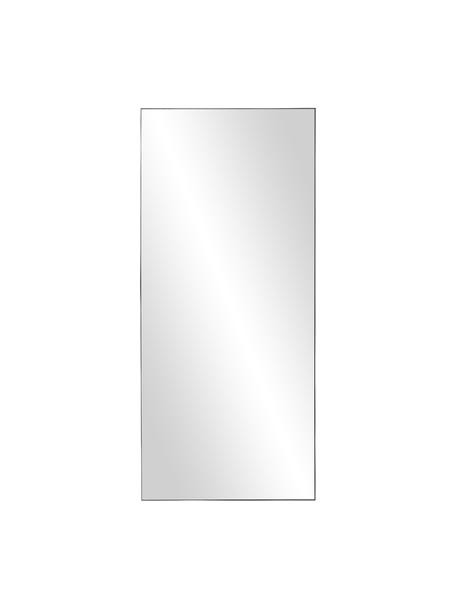 Grand miroir intégral avec cadre métallique noir Cato, Noir, larg. 80 x haut. 180 cm