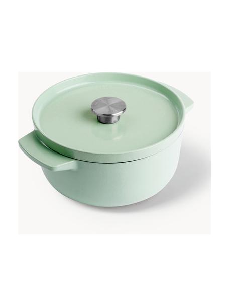 Casserole avec revêtement antiadhésif Doelle, Fonte avec revêtement antiadhésif en céramique, Vert menthe, Ø 22 x haut. 15 cm