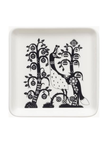 Malý servírovací tanier z vitro porcelánu Taika, Vitro porcelán, Biela, Š 12 x H 12 cm