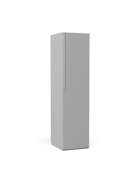 Armadio componibile grigio con ante battenti Leon, larg. 50 cm, in diverse varianti, Legno, grigio, Interno Basic, alt. 200 cm