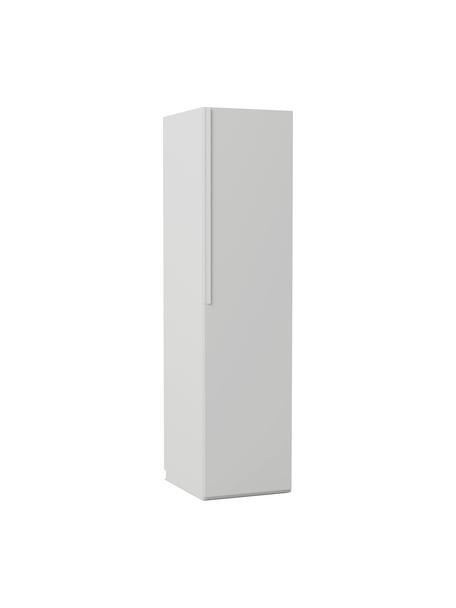 Armadio componibile con ante battenti Leon, larg. 50 cm, in diverse varianti, Grigio, Interno Basic, larg. 50 x alt. 200 cm