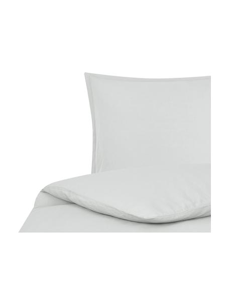 Ľanová posteľná bielizeň s vypraným efektom Nature, Svetlosivá, 135 x 200 cm + 1 vankúš 80 x 80 cm