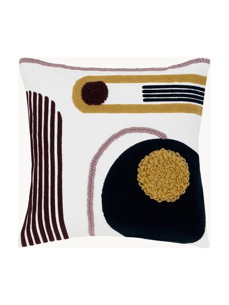 Kussenhoes Wassily met abstracte decoratie, 100% katoen, Meerkleurig, B 45 x L 45 cm