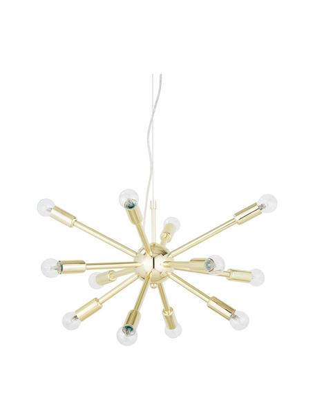 Lampada a sospensione Spike, Paralume: metallo ottonato, Baldacchino: metallo ottonato, Dorato, Ø 50 cm