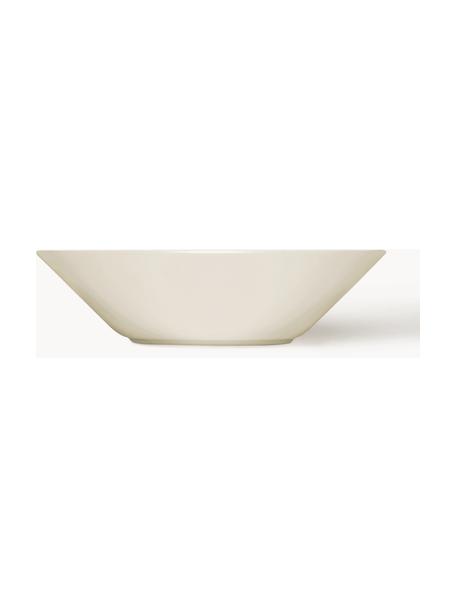 Assiette creuse en porcelaine Teema, Vitro-porcelaine, Blanc cassé, Ø 22 cm