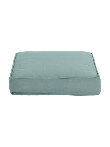 Cuscino sedia alto verde salvia Zoey, Rivestimento: 100% cotone, Verde, Larg. 40 x Lung. 40 cm