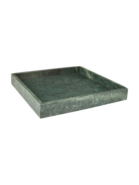 Bandeja decorativa de mármol Venice, Mármol, Mármol verde, An 30 x F 30 cm