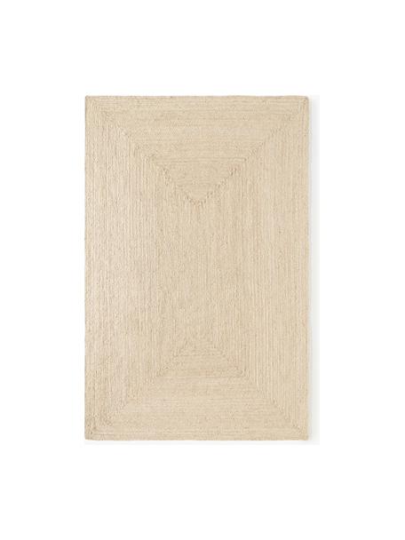 Handgefertigter Jute-Teppich Sharmila, 100 % Jute, Off White, B 200 x L 300 cm (Größe L)