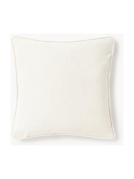 Housse de coussin en velours Dana, 100 % coton

Le matériau est certifié STANDARD 100 OEKO-TEX®, 21.HCN.84376, Hohenstein, Blanc crème, larg. 50 x long. 50 cm