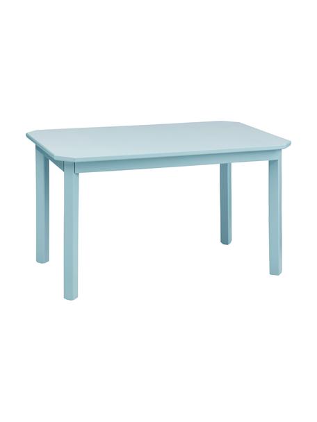 Stół dla dzieci z drewna Harlequin, Drewno brzozowe, płyta pilśniowa (MDF), lakierowane farbą wolną od LZO, Niebieski, S 79 x W 47 cm