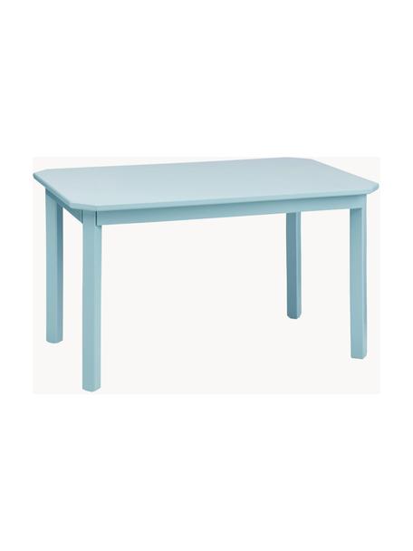 Table en bois pour enfants Harlequin, Bois de bouleau, MDF (panneau en fibres de bois à densité moyenne), peinte avec une peinture sans COV, Bleu, larg. 79 x haut. 47 cm