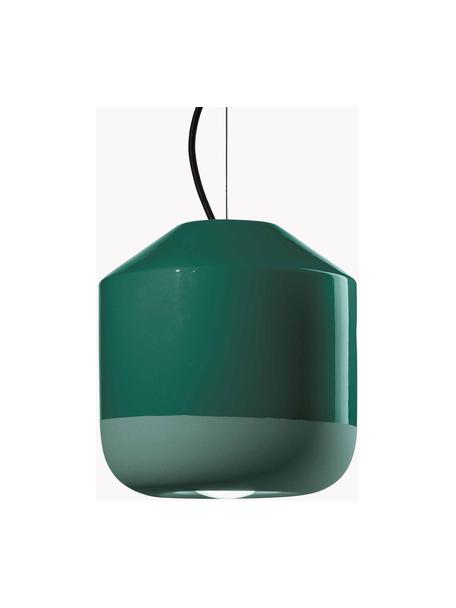 Malá závesná lampa Bellota, Tmavozelená, Ø 24 x V 25 cm