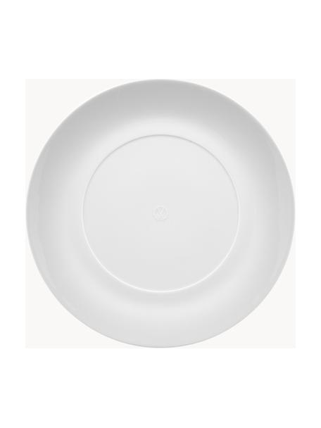 Ručne vyrobené plytké taniere z porcelánu Cosmopolitan, 2 ks, Porcelán, Biela, Ø 30 cm