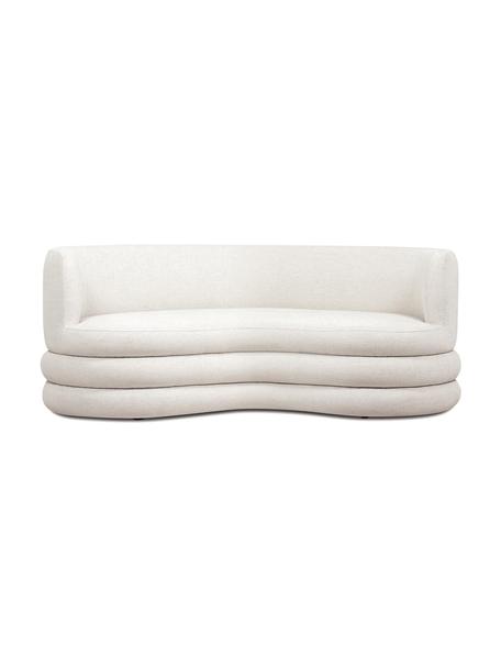Designer Sofa Solomon (3-Sitzer), Bezug: 56% Viskose, 21% Polyeste, Gestell: Massives Fichtenholz, FSC, Webstoff Beige, B 193 x T 92 cm