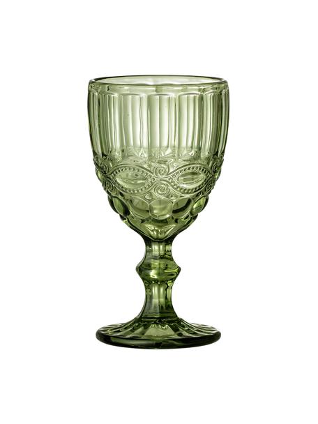 Bicchiere vino verde Florie, 300 ml, Vetro, Verde, Ø 9 x Alt. 17 cm