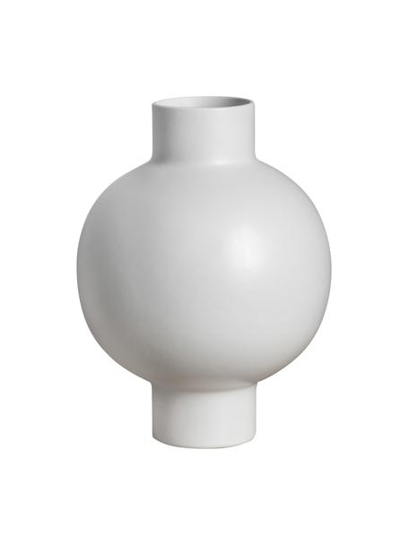 Designová váza Oshima, Kamenina, Bílá, Ø 21 cm, V 28 cm