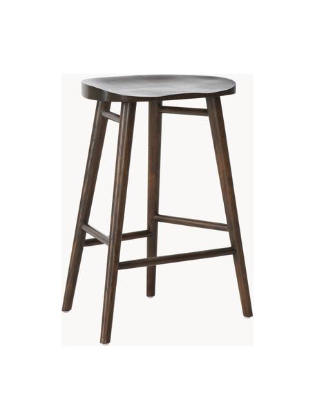 Taburete alto de madera Jolly, Madera, Madera oscura, An 47 x Al 61 cm